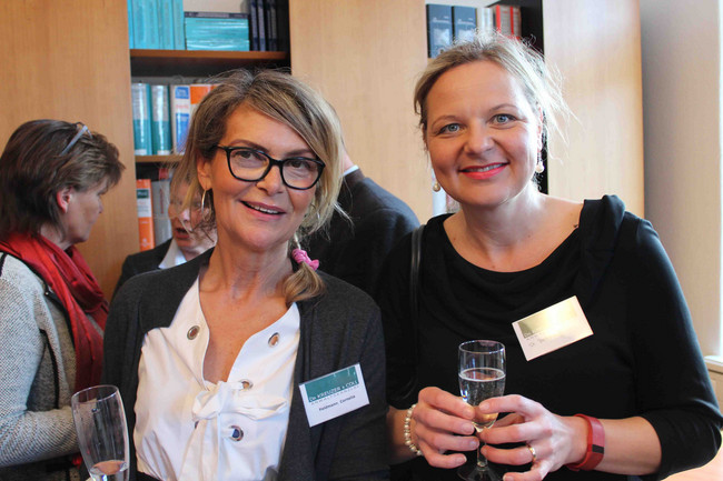 Cornelia Feldmann und Dr. Berkendorff
