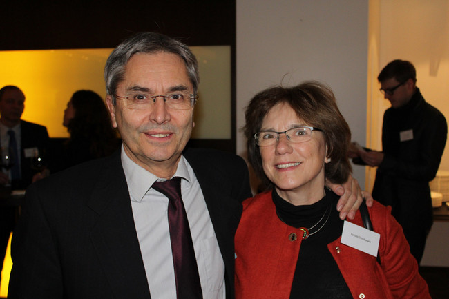  Prof.Dr. Hans Müller-Steinhagen (Rektor TU Dresden) mit Gattin Renate Steinhagen
