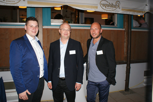 Frank Baldauf (IWS AG), Martin Sakraschinsgy (Factum AG) und Martin Trepte (IWS AG)