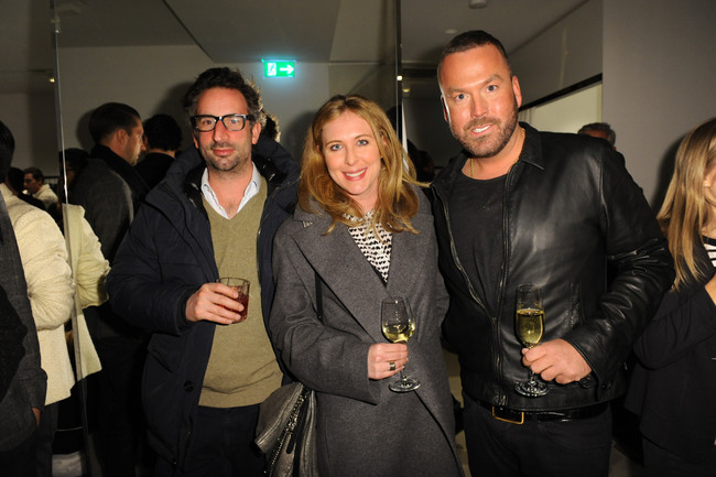 Lenz Mayer und Nikola Scheublein mit Hubertus D. v. Grabarczyk
