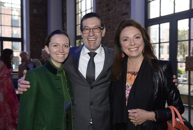 Dr. Stephanie Baronesse von Luttitz, Willi Bonke und Uschi Dämmrich Freifrau von Luttitz
