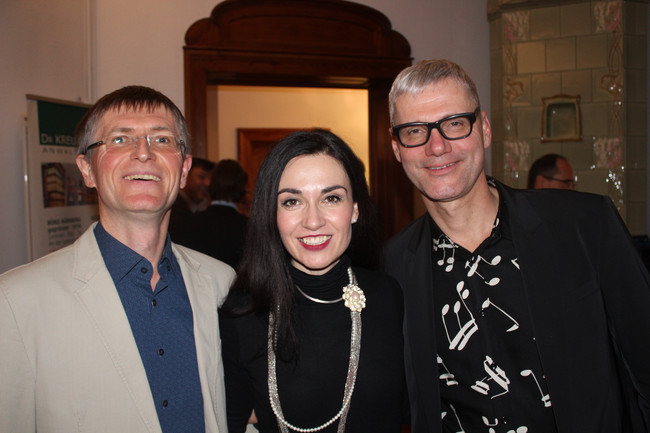  Tilman Herberger (GF MAGIX software GmbH, KeySax), Lidia Valenta (Sängerin, Porzellankünstlerin), Dr. Uwe Neumann (Radiologe, KeySax). 
