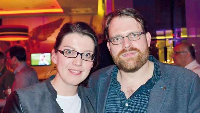 Katrin Pietrass und Herr Pietrass (Projektmanager Schubeck TeatroMichael Meyer)