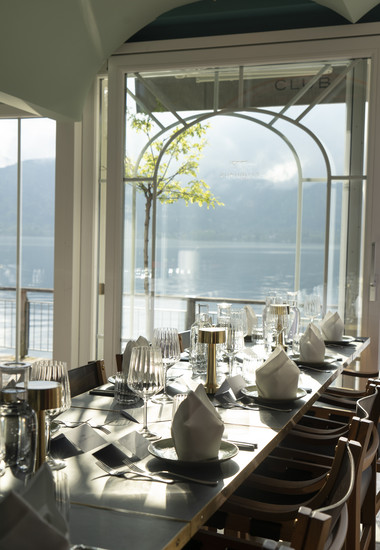 Dinner-Tisch im Clubhaus
