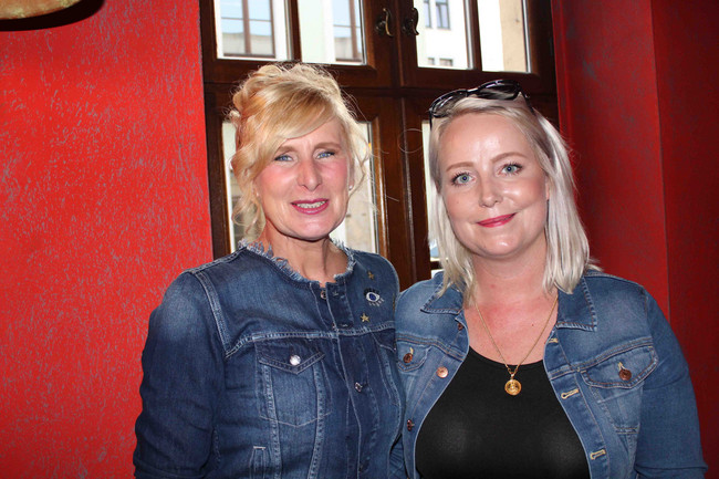 Kerstin Baetz (Medizinpädagogin) und Jone Martin (Make-Up-Artist)