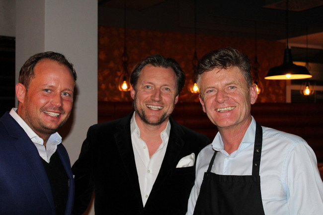  Nicolai A.J. (Geschäftsführer Najb Beteiligungsgesellschaft), Mirko Meinel (Geschäftsführender Gesellschafter First Class Concept GmbH Eventmanagement &Location), Steffen Zuber ( Inhaber Estancia Beef Club)
