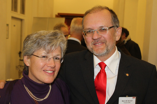 Margit und Björn-M. Bennert (Präsident Schweizerisch-Deutscher-Wirtschaftsclub)