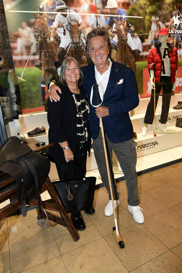 Gachi Ferrari (Gründerin La Martina), Lando Simonetti (Gründer LaMartina) 
Foto: BrauerPhotos / S.Brauer fuer THOMAS-Schuhe