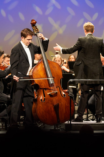 Florian Gmelin (Kontrabass Solist)
Foto: Jens Hartmann/BMW