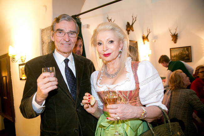 Unternehmer Karl Ochsner mit Elena Kappelhoff