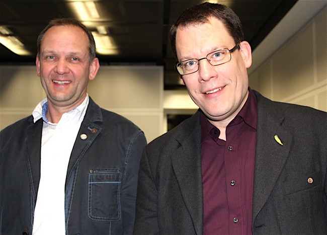   Dr. arg. Lutz Daßler (Dozent Agrarmanagement, Berufakademie Sachsen), Andreas Jahnel (Referent, Sächsischer Landesbauernverband e.V.)
