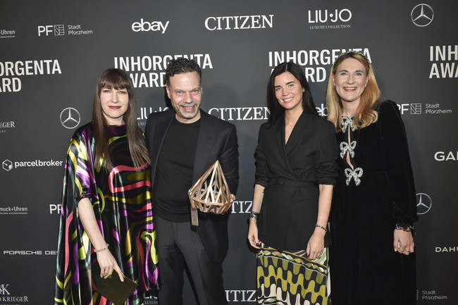 Katerina Perez, Andreas Krieger, Leo Eberlein (Jewelry Designer “Leo Mathild”), Julia Verpoorten (Category Lead Luxury Ebay)
Foto: BrauerPhotos / G. Nitschke für INHORGENTA 