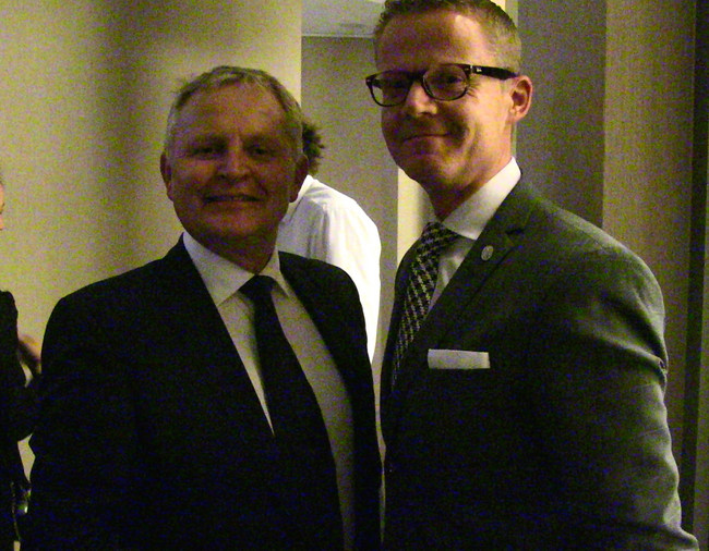  Martin Ykema (Chief Operating Office, Vienna House), Christopher Cox (Regional-Direktor, Preferred Hotels) 
