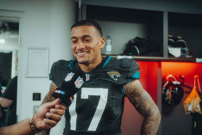 Tight End Evan Engram
Foto: RTL / Simon Stoeckl