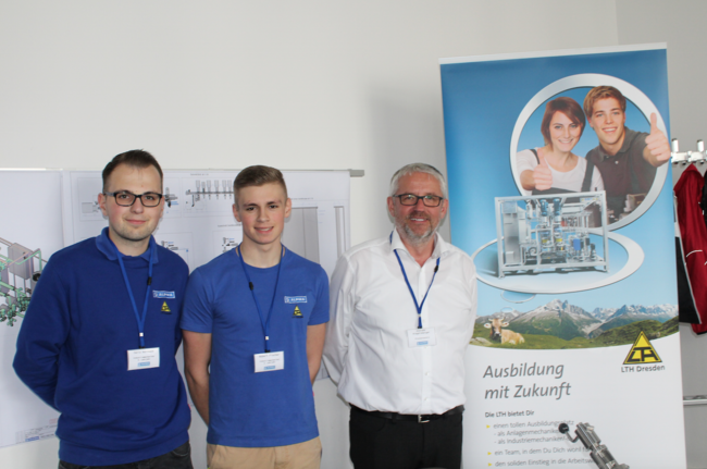  Felix Hoffmann, Robert Fischer und Andreas Hiegelsberger von LTH Dresden