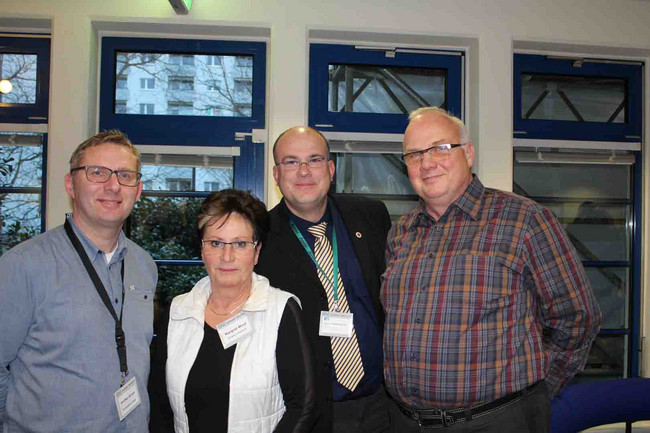  Steffen Simon (Inhaber, Küchenwerk Simon), Margret Wust (Vertrieblerin, Energiehaus), Sven Doberitzsch (Versicherungsexperte, Finanzhaus), Uwe Scholz (Inhaber, Logistik&Transportservice)