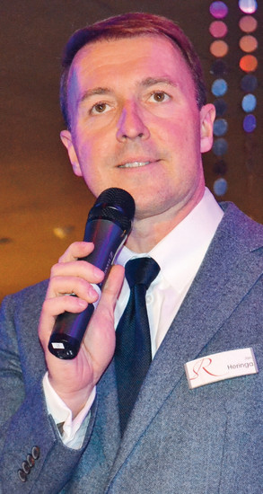 Jan Heringa bei der Eröffnung