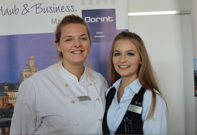  Marie-Luise Madel und Kristin Grießbach vom Dorint Hotel