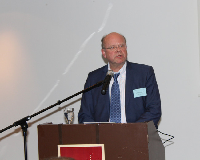 Moderator des Abends Dr. Bernd Kugelberg