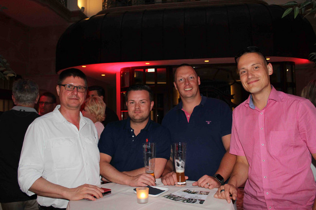 Axel Albrecht, Mario Horn, Axel Ulbricht und Willie Kluge