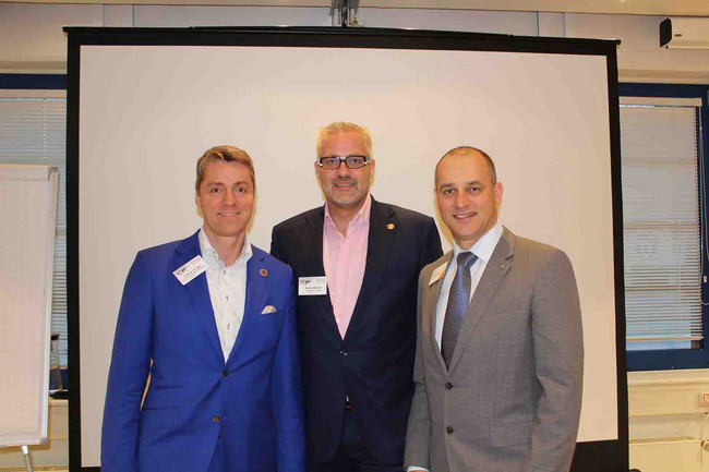  Die drei Referenten: Gunther T. Verleger (Executivdirektor, BNI Stuttgart), Michael Bühren (Geschäftsführender Gesellschafter, BIG 5 Concepts GmbH und Executivdirektor Nordwest, BNI), Ingo Karsch (Regionaldirektor BNI Schweiz und Master Franchise Asentiv Italien)