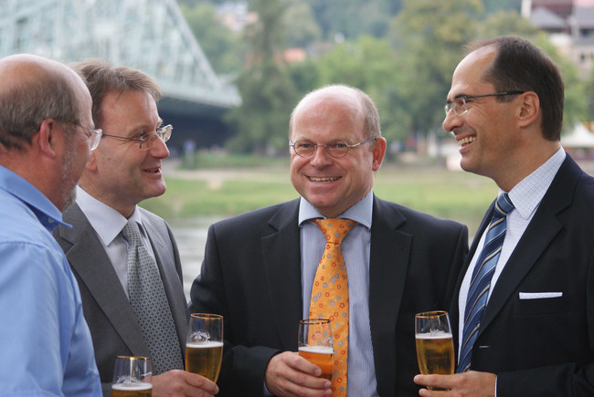  2009 Klaus Schroff (Audi), Frank Klapproth (BMW), Ronald Starke (Mercedes) und RA Stefan Kreuzer