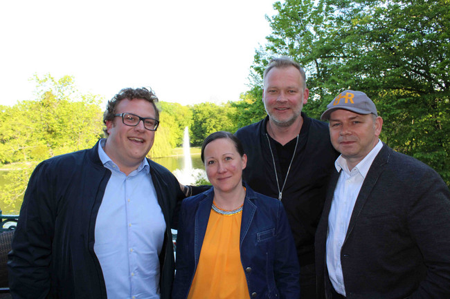 Markus Baumeister, Katja Harnisch, René Harnisch und Dirk Würtz
