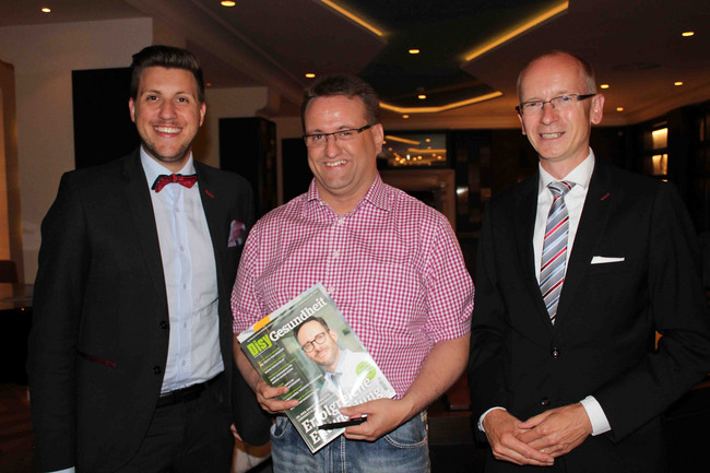 David Ernst, Alexander Schkade (BNI-Chef Bautzen) und Holger Voigt