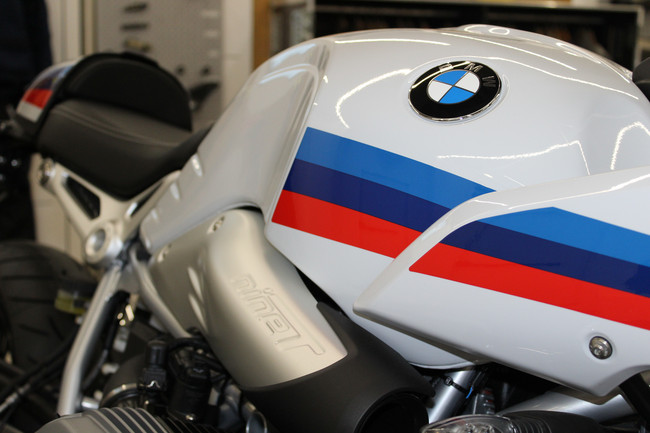  Tolle Details beim näherin hinsehen: BMW R nine T Racer
