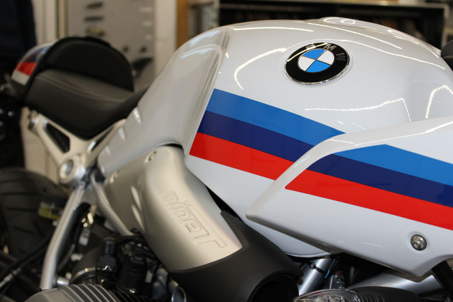  Tolle Details beim näherin hinsehen: BMW R nine T Racer
