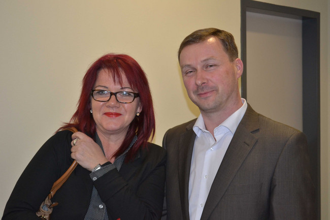 Ines Gnörich (Geschäftsführerin Anna G.) und jens Poschmann (Businessconsult Goodyear Dunlop)