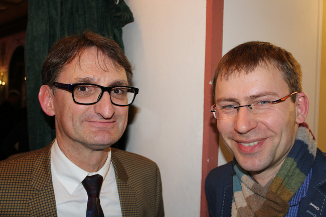  Axel Hüpkes (Präsident DEHOGA Sachsen) und Holger Mann (Landtagsabgeordneter der SPD)