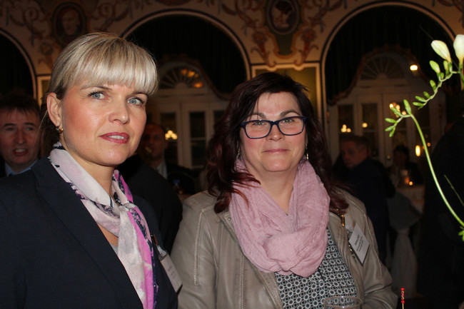  Antje Jentzsch (Artushof Dresden GmbH & Co. KG) und Bettina Hahn (ABS Burgstädt/Sachsen Verwaltungs GmbH)
