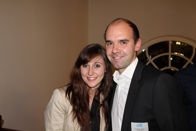  Katharina Vogg (TC Bad Weißer Hirsch DD) und Christian Haupt (16-facher Sächsischer Tennis Meister)
