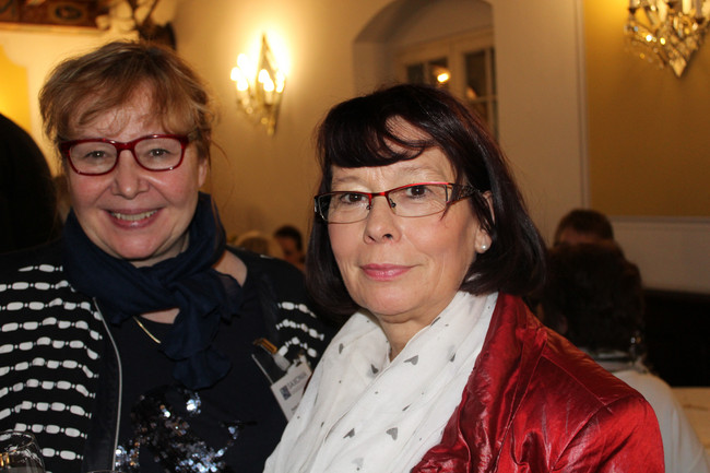  Andrea Becker-Querner (Mitarbeiterin Saxonia Fördergesellschaft) und Manuela Bleicher (Geschäftsführerin Saxonia Fördergesellschaft)
