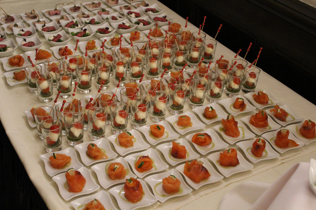  Das Buffet hat das Italienische Dörfchen selbst ausgerichtet
