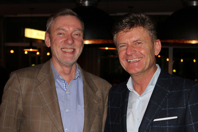  Steffen Zuber und  Matthias Müller (Prokurist Gelos Getränke Logistik & Gastronomie Service GmbH & Co.)
