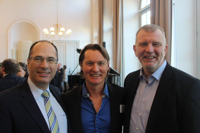  Dr. Stefan Kreuzer (Rechtsanwalt, Ltg. Kreuzer & Coll DD), Andreas Otto (Marketing, Disy-Magazin), Jens Budde (GF, Bellan Catering)