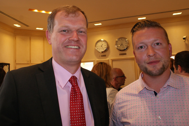 Jens Goetzke (Uhrmacher Wempe) und Sebastian Grimmer (Altmetallhändler)